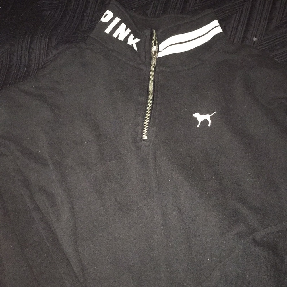 VS PINK- Qrter Zip- good condition- worn a few x